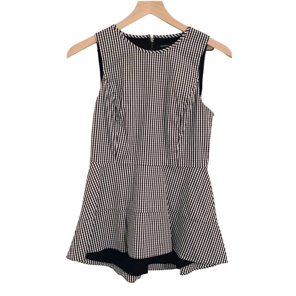 ✨WHBM✨ Sleeveless Peplum Top